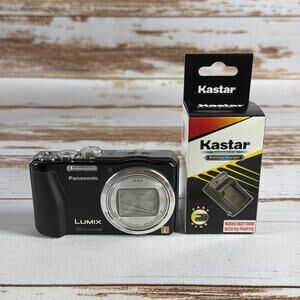 Panasonic Lumix DMC‑ZS19 Black – 20x Zoom, Parts Only, Lens Error, Batt/Charger